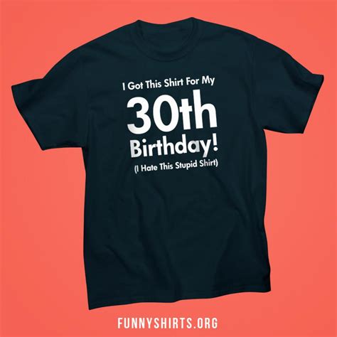 30th birthday tees